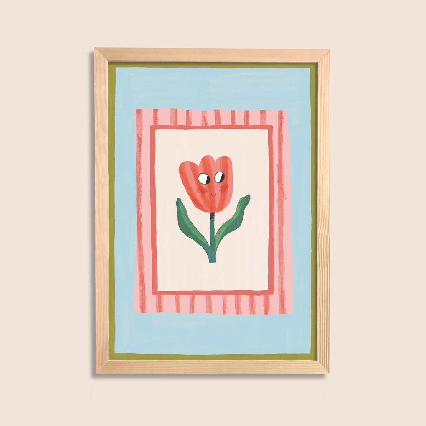 Happy Tulip Print